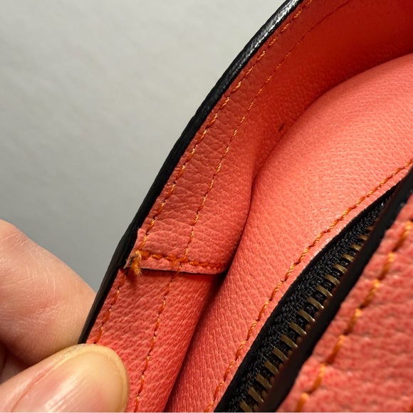 NWT Gianni Chiarini Camelia Pink Leather Dome Bag Satchel W/ Pouch Made in Italy - Picture 15 of 16